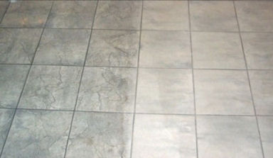 Before and After Tile Cleaning
